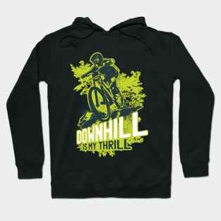 Cool Downhill Lover Design Hoodie